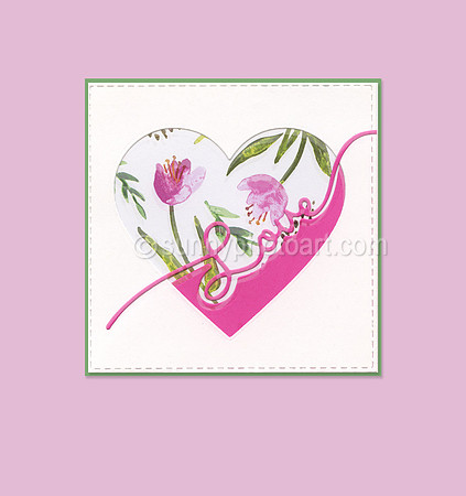 Whispers of Love: Greeting Card 84