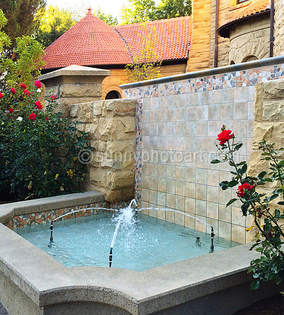 Corner Fountain, Palo Alto, CA