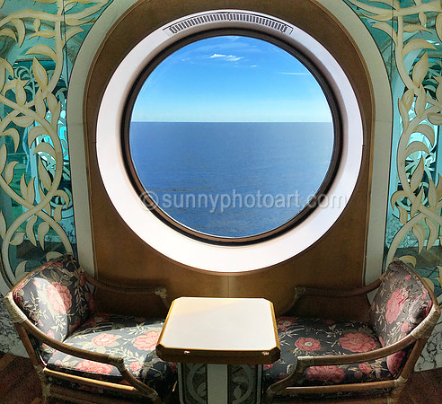 Quiet Corner on the Cruise Ship