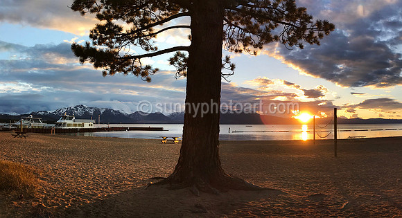 Sunset at Lake Tahoe, CA