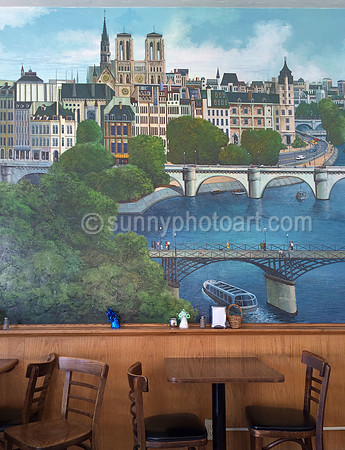 Paris Bakery Mural, Monterey, CA