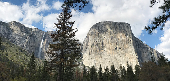 El Capitan and Falls, Yosemite
