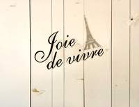 Joie de Vivre Decal, Lafayette Bakery, Carmel