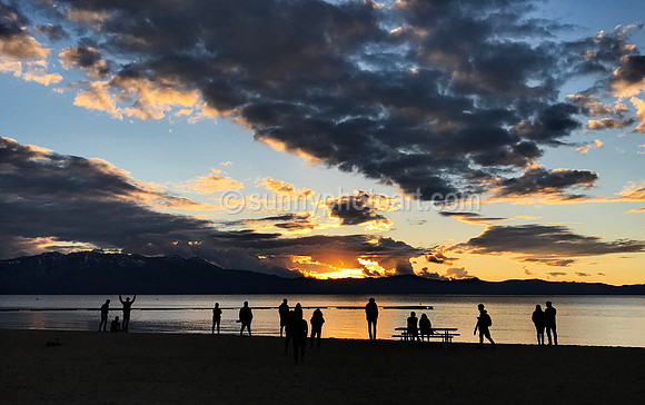 Watching Sunset, Lake Tahoe, CA