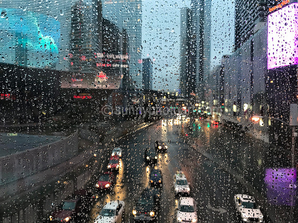 Street in Rain, Las Vegas, NV