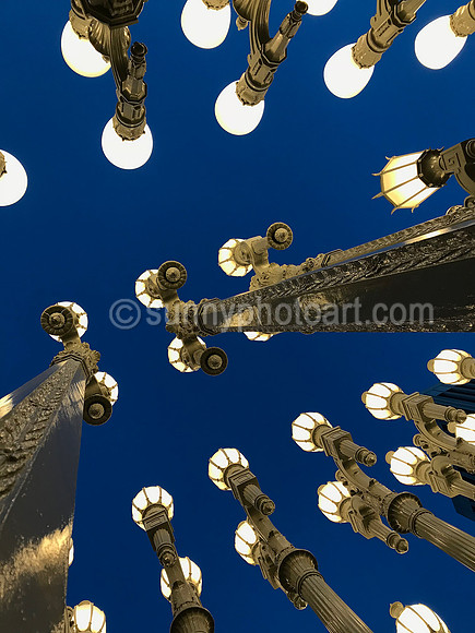 Urban Light (detail) by Chris Burden, LACMA, Los Angeles