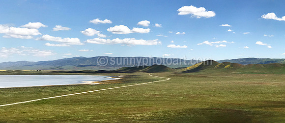 Road through Carrizo Plain National Monument, CA
