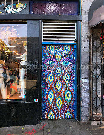 Shop Door on Haight Ashbury, San Francisco