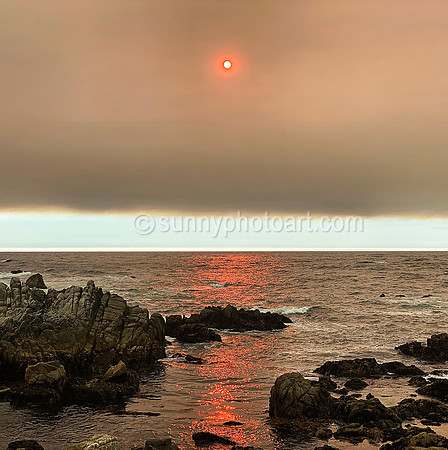 Monterey Coast during Wild Fire Season